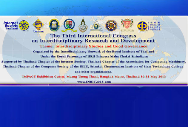 The Third International Congress on Interdisciplinary Research and Development  Theme: Interdisciplinary Studies and Good Governance